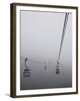Ngong Ping Cable Car, Hong Kong, China-Julie Eggers-Framed Premium Photographic Print