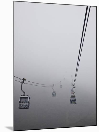 Ngong Ping Cable Car, Hong Kong, China-Julie Eggers-Mounted Photographic Print