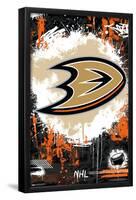 NHL Anaheim Ducks - Maximalist Logo 23-Trends International-Framed Poster