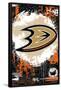 NHL Anaheim Ducks - Maximalist Logo 23-Trends International-Framed Poster