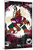 NHL Arizona Coyotes - Maximalist Logo 23-Trends International-Mounted Poster