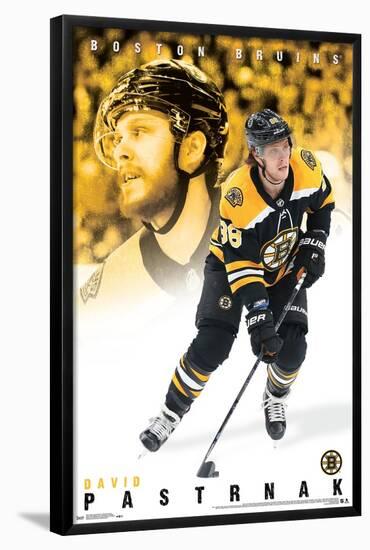 NHL Boston Bruins - David Pastrn?k 19-Trends International-Framed Poster