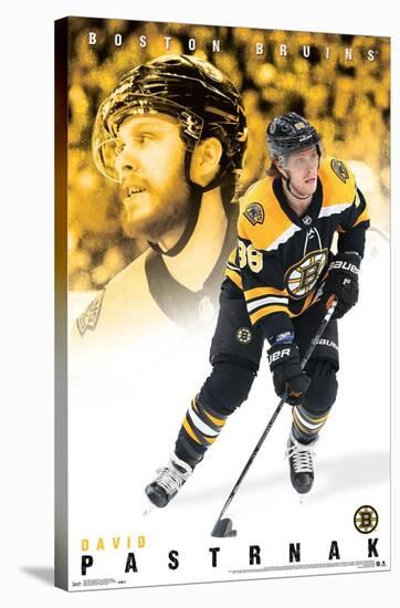 NHL Boston Bruins - David Pastrn?k 19-Trends International-Stretched Canvas