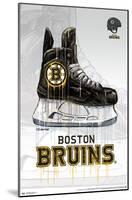 NHL Boston Bruins - Drip Skate 20-Trends International-Mounted Poster