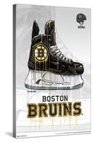 NHL Boston Bruins - Drip Skate 20-Trends International-Stretched Canvas