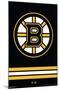 NHL Boston Bruins - Logo 21-Trends International-Mounted Poster
