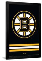 NHL Boston Bruins - Logo 21-Trends International-Framed Poster