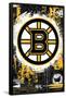 NHL Boston Bruins - Maximalist Logo 23-Trends International-Framed Poster