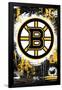 NHL Boston Bruins - Maximalist Logo 23-Trends International-Framed Poster