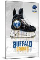 NHL Buffalo Sabres - Drip Skate 21-Trends International-Mounted Poster