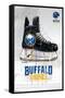 NHL Buffalo Sabres - Drip Skate 21-Trends International-Framed Stretched Canvas