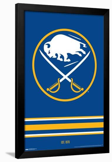 NHL Buffalo Sabres - Logo 21-Trends International-Framed Poster