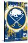 NHL Buffalo Sabres - Maximalist Logo 23-Trends International-Stretched Canvas