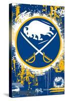 NHL Buffalo Sabres - Maximalist Logo 23-Trends International-Stretched Canvas