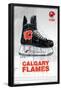 NHL Calgary Flames - Drip Skate 21-Trends International-Framed Poster