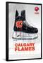 NHL Calgary Flames - Drip Skate 21-Trends International-Framed Poster
