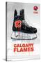 NHL Calgary Flames - Drip Skate 21-Trends International-Stretched Canvas