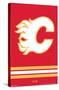 NHL Calgary Flames - Logo 21-Trends International-Stretched Canvas