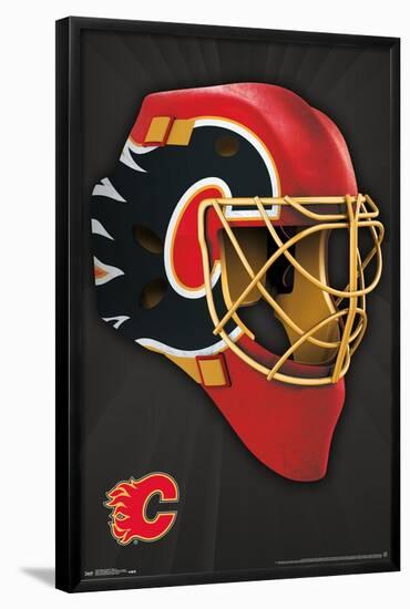 NHL Calgary Flames - Mask 16-Trends International-Framed Poster