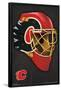 NHL Calgary Flames - Mask 16-Trends International-Framed Poster