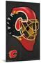 NHL Calgary Flames - Mask 16-Trends International-Mounted Poster