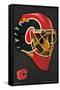 NHL Calgary Flames - Mask 16-Trends International-Framed Stretched Canvas