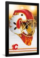 NHL Calgary Flames - Mask 20-Trends International-Framed Poster