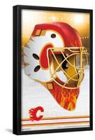 NHL Calgary Flames - Mask 20-Trends International-Framed Poster