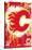 NHL Calgary Flames - Maximalist Logo 23-Trends International-Stretched Canvas