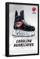 NHL Carolina Hurricanes - Drip Skate 21-Trends International-Framed Poster