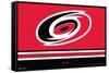 NHL Carolina Hurricanes - Logo 21-Trends International-Framed Stretched Canvas