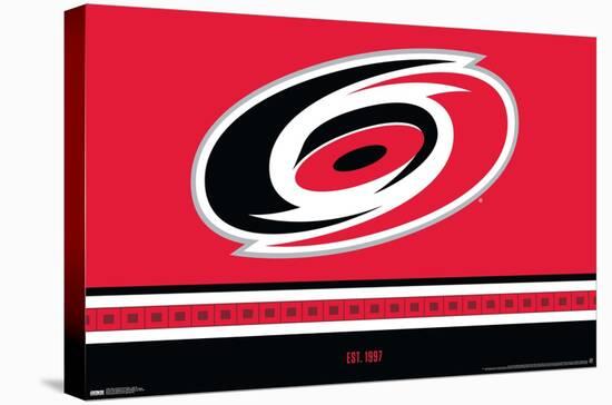 NHL Carolina Hurricanes - Logo 21-Trends International-Stretched Canvas