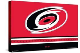 NHL Carolina Hurricanes - Logo 21-Trends International-Stretched Canvas