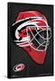 NHL: Carolina Hurricanes- Logo Mask 16-null-Framed Poster