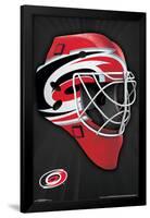 NHL: Carolina Hurricanes- Logo Mask 16-null-Framed Poster