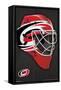 NHL Carolina Hurricanes - Mask 16-Trends International-Framed Stretched Canvas