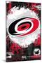 NHL Carolina Hurricanes - Maximalist Logo 23-Trends International-Mounted Poster