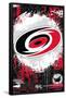 NHL Carolina Hurricanes - Maximalist Logo 23-Trends International-Framed Poster