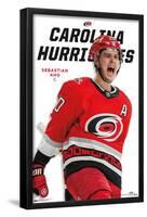 NHL Carolina Hurricanes - Sebastian Aho Feature Series 23-Trends International-Framed Poster