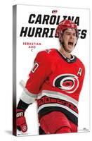 NHL Carolina Hurricanes - Sebastian Aho Feature Series 23-Trends International-Stretched Canvas