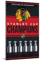 NHL Chicago Blackhawks - Champions 23-Trends International-Mounted Poster