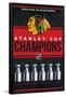 NHL Chicago Blackhawks - Champions 23-Trends International-Framed Poster