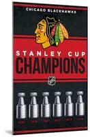 NHL Chicago Blackhawks - Champions 23-Trends International-Mounted Poster