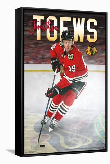 NHL Chicago Blackhawks - Jonathan Toews 17-Trends International-Framed Stretched Canvas