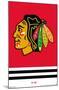 NHL Chicago Blackhawks - Logo 21-Trends International-Mounted Poster