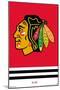 NHL Chicago Blackhawks - Logo 21-Trends International-Mounted Poster