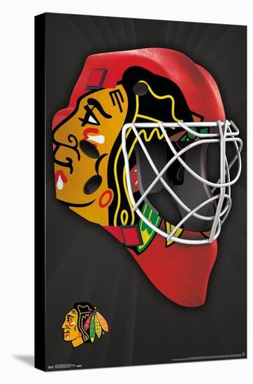 NHL Chicago Blackhawks - Mask 16-Trends International-Stretched Canvas