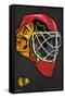 NHL Chicago Blackhawks - Mask 16-Trends International-Framed Stretched Canvas