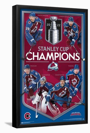 NHL Colorado Avalanche - 2022 Commemorative Stanley Cup Champions-Trends International-Framed Poster