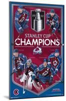 NHL Colorado Avalanche - 2022 Commemorative Stanley Cup Champions-Trends International-Mounted Poster